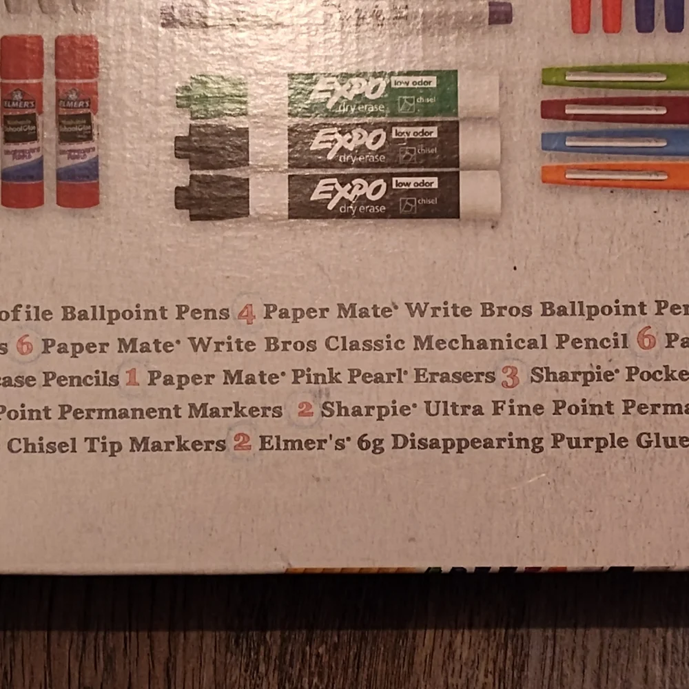 NWT!! 36ct Office/School Set (Sharpie,Elmer, Paper Mate, Expo)